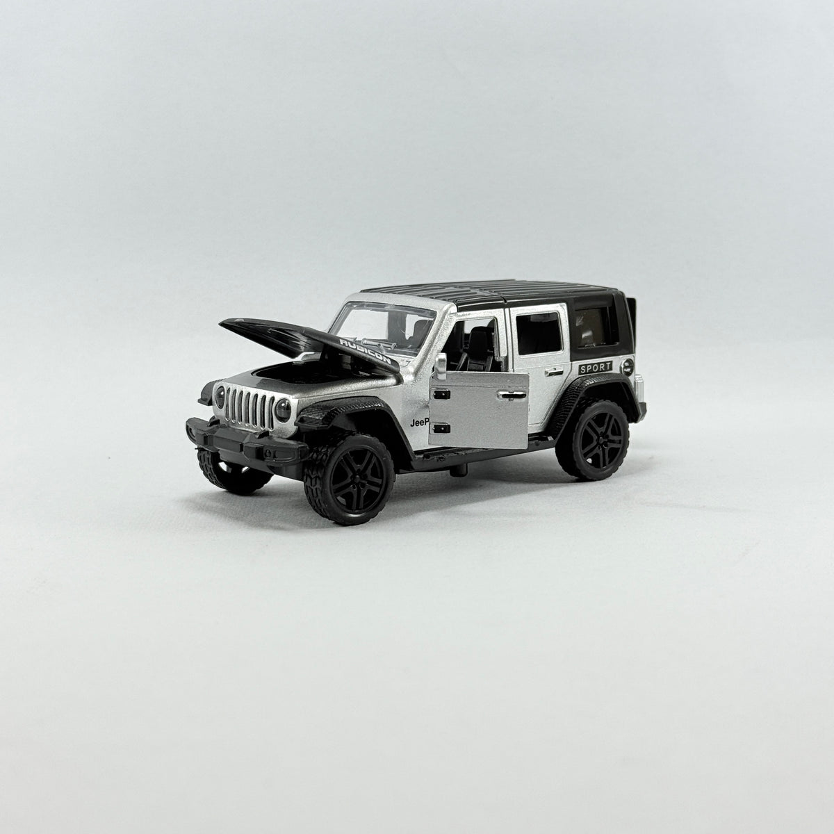 Jeep Wrangler Rubicon Style Die-Cast Off-Road SUV Model Car